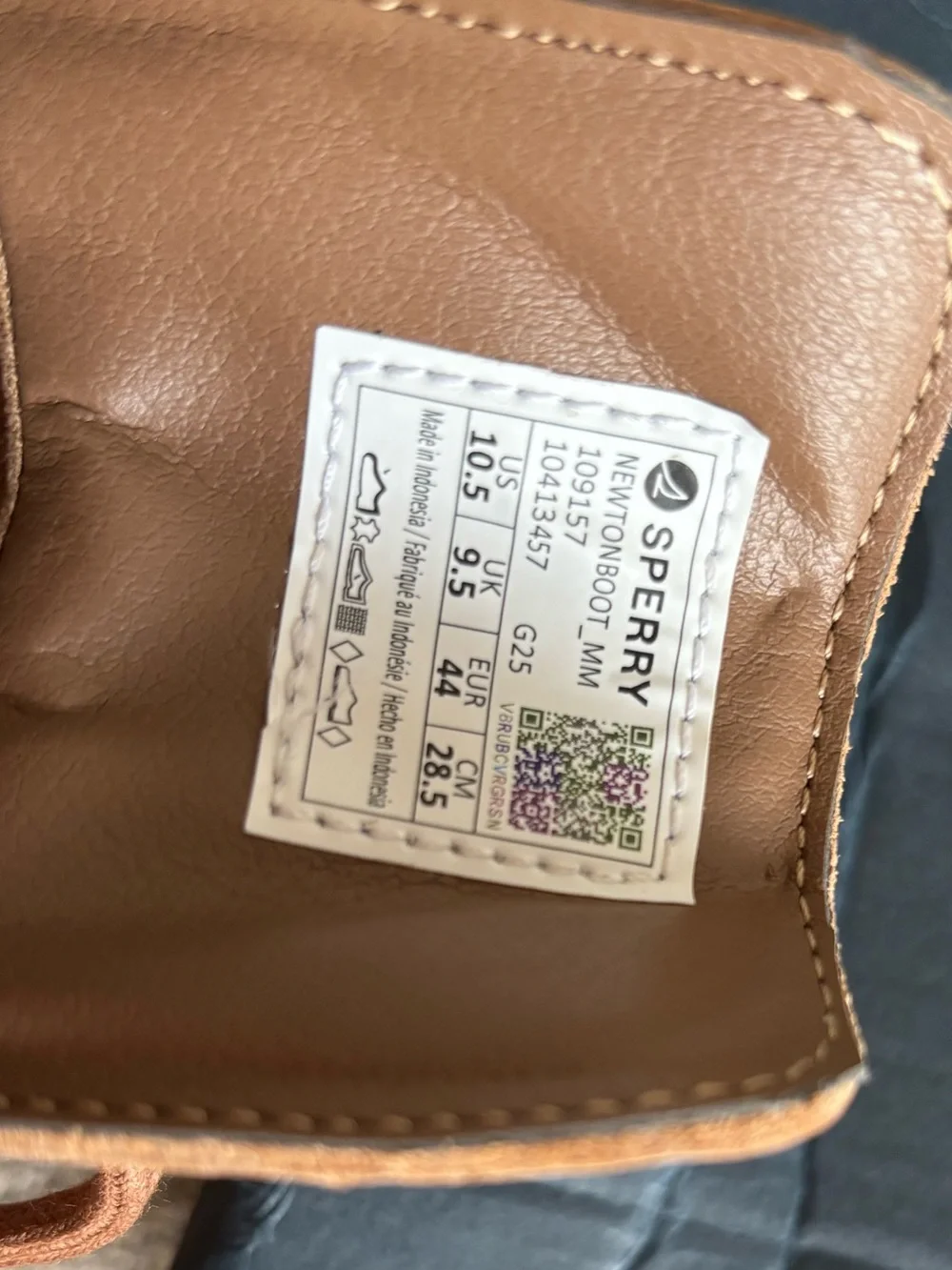 NIB Sperry Leather Newton Heritage Chukka Boots Brown Tan men’s Size 10.5